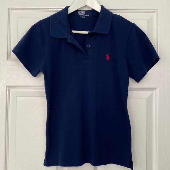 NWOT Polo by Ralph Lauren Boys Navy Polo Shirt Size L - Picture 2 of 6